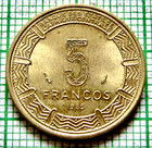 Equatorial Guinea 1985 5 Francos  Three Giant Elands Unc Lustre One Year Type