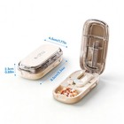 Pill Cutter Tablet Splitter Adjustable For Small   Large Pills Fast Easy Cut Us