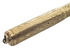 Waterman Pen 18k Gold Filled Floral Etchings 0552-1 2v