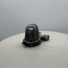 Vintage G j Martin Pewter Turtle Thimble 1984 Signed Articulated Head Figurine
