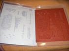 Stampin-up On The Horizon New  9 Pcs Set Rubber Stamps Free Shipping   157770
