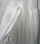 Vintage 90s Boudoir Bebe Girls White Slip M 7-10