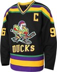 Mighty Ducks Movie Men Jersey  96 Charlie Conway Ice Hockey Jersey Stitched Sewn