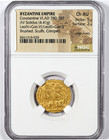 Constantine Vi Gold Av Solidus Coin 780-787 Ad - Certified Ngc Choice Au