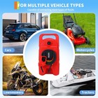15 Gallon Fuel Caddy Portable Gas Tank Diesel Fuel With Transfer Pump 10ft Hose