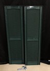 Mid America Open Louver Vinyl Shutters Forest Green  14 5-in X 55 In  1 Pair 