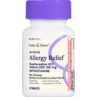 24 Hour Allergy Relief Fexofenadine Hci 180mg Tablets Foster   Thrive 70 Count