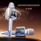 Zenmuz Professional Wireless Karaoke Microphone With Speaker And Soundcard  K   