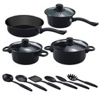 13pcs Cookware Set Nonstick Pots And Pans Home Kitchen Cooking Stainless Steel