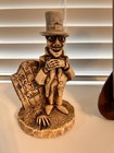 2-vintage Randotti  ghost Number 1000  Tombstone   luke The Spook  Statue 1970 s