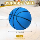 Silent Basketball  Size 5 No Noise Foam Dribbling Indoor Basketball  Blue