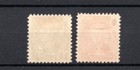 Panama Canalzone 1929 Old Set Overprinted Airmail Stamps  michel 80 81  Mlh