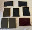 Vtg Picture Photo Frames Brass Gold 5x7 Gallery Wall Hinged