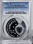 2022-w Silver Purple Heart Proof Dollar Pcgs Pr69dcam Pf69 2022 W  1