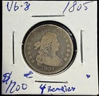 1805 Draped Bust Dime  4 Berries  Vg Condition  Heraldic Eagle  Nice Coin 