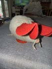 Vintage Eden Toy Wind Up Musical Gray Plush Mouse On Wooden Base 3 Blind Mice