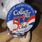 New Jersey State Quarter Coin Bear - 3rd State  Plush 8  Limited Treasures 