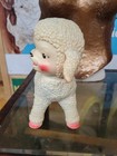 The Sun Rubber Co 1961 Vtg Lamb Rubber Toy Rollers On Feet  No Squeak
