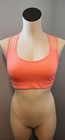 Victoria Secret Sport Bra Size M Strappy Cross Back Peach Mesh Vgc