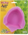 Nuby Sure Grip Silicone Rocket Bowl With Non Slip Base  6m   Pink