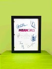 Mean Girls Movie Script Of 118 Pages Amy Poehler  Amanda Seyfried Autographs