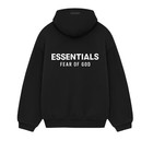 Fear Of God Essentials Fleece Hoodie  fw24  Authentic Black Size   xs-xl   