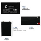 Mighty Max 12v 7 2ah Compatible Battery For Apc Back-ups Es 550va