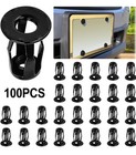 M6 Jack Nuts  100pcs Threaded Insert Nut Carbon Steel Rivet Nuts