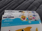 Baby Shark Wall Stickers Room Decals Removable Sheet Of 9 Nursery Kids Pinkfong