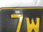 1958 Manitoba License Plate W  1962 Tag   Canada Vintage Auto Plate