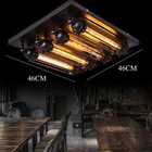 Vintage Light Loft Ceiling Lamp Steampunk Style Industrial  Pendant Chandelier