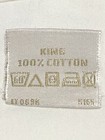 2 Frette Cotton King Housewife Pillow Cases Crisp White Internal Flap Envelope