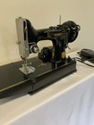 Vintage 1949 Singer Model Aj19124 Featherweight Sewing Machine     Working