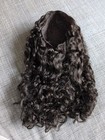 Moana Wig Only E Dark Brown Curly Hair American Girl Doll Custom