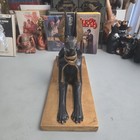 Vintage Agi Artisians Guild International Egyptian Jackal Anubis Statue