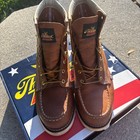 Thorogood American Heritage 6    Moc Toe Work Boots Non-safety Toe Tobacco Worn 2x
