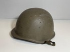 Vintage Military Czech Steel Helmetcold War Era W Belt