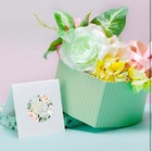 1000pcs Clear Thank You Stickers Roll     Gold Foil Floral Label Seals