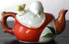 Vintage Wise Old Chinese Man Teapot