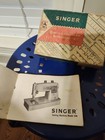 Vintage Singer Sewing Machine Accessories And Book