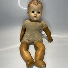 Vintage 1950   s Rubber Plastic And Hard Plastic Doll Sleepy Eyes Approx  20    Long