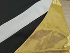 Chasse Adult Large Black   Gold Cheer Cheerleading Uniform Skirt Saints Colors