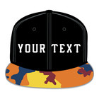 Personalized Embroidered Baseball Hat Snapback Cap Camouflage Customized W016
