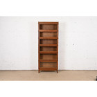 Arts   Crafts Walnut Six-stack Barrister Bookcase By Hale