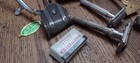 Vintage Gillette Schick Gem Safety Razors Lot     Barber Shop Collectible Set