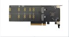 Pcie 3 0 X8 To 4x M 2 Nvme Ssd Adapter Card With Plx8747 And Low Profile Support