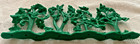 Vintage Marx Army Battleground Four Tree Row Of Uncut Trees