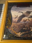 Old Milwaukee Wildlife Series Flying Geese Beer Mirror Wood Frame 19x17