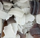 Real Surf Tumbled Sea Glass Bottle   Jar Tops   Rims Threaded Vintage 2 Pounds 