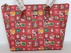 Disney Dooney   Bourke Mickey Mouse Family Christmas 2024 Holiday Tote Bag Purse